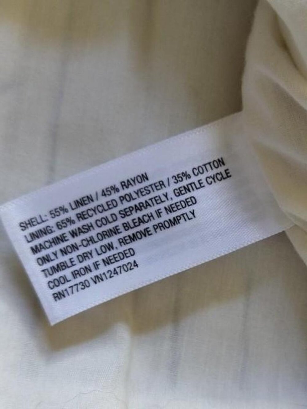 Cute linen vest - Size XS - Picture 5 of 5